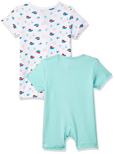 Image of miniklub Boys Pack of 2 Printed Rompers