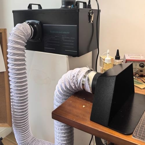 Desktop Carving Vacuum Cleaner, Adjustable Speed, Small Dustbin, Used for Dust Removal and Filtration in Metal and Jade Polishing. (240W)