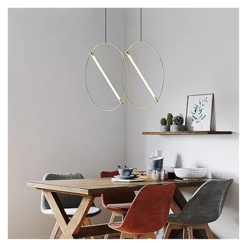 Lampe suspendue table à manger éclairage chaud suspension métal D35 - 6