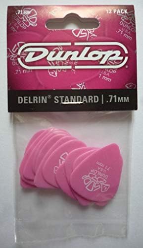Plettri Chitarra Plettri Per Chitarra Dunlop Delrin 500, Confezione Da 12, Spessore 0,96 Mm - Medio Pesanti, Colore Rosa Scuro DW Drums - Foto 6