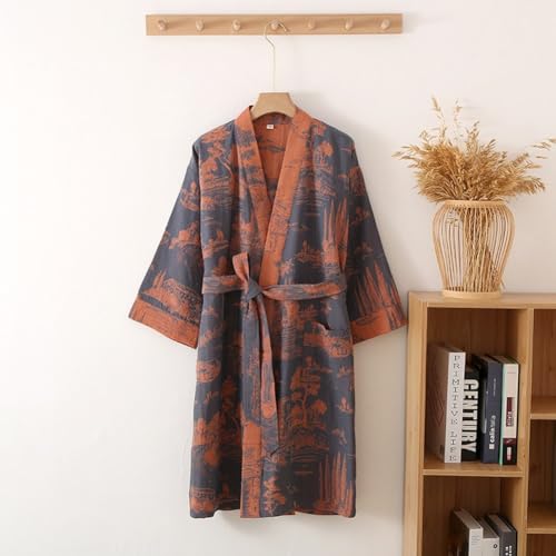 Pyjamas Couple Japonais Kimono Robe de Chambre Cardigans Maison Lounge Wear