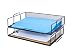 Stackable Metal Desktop File Organizer Trays, 2 Metal Mesh Organizers Included, Perfect for home or office organization, Store binders, folders, papers, files, books, and more