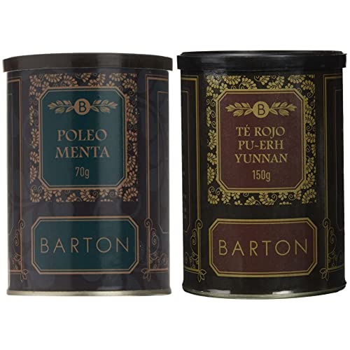 Barton Poleo Menta   Té, 70 gr & Té Rojo Pu Erh Yunnan, 150 gr