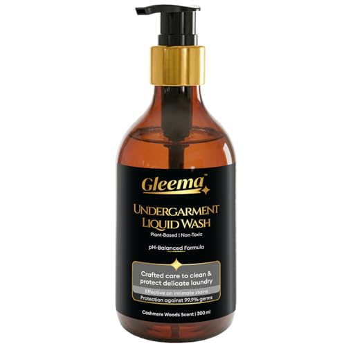 Image of Undergarment Liquid Wash | pH Balanced Formulation | Cashmere Woods Fragrance | Made for Delicate Fabric like Lingerie, Remove Menstrual Stains, Sweat & Body Odor | Bio Wash | 300 ml