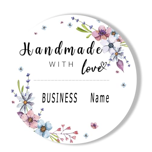 Printyourdream 120-500 pcs Custom Homemade with Love, Handmade with Love