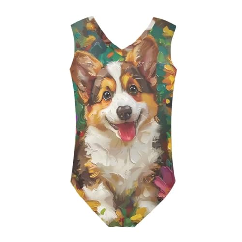 Image of Girls' Swimwear for 3-14 Cartoon Bathing Suit Girl Swimsuit Gym Leotard