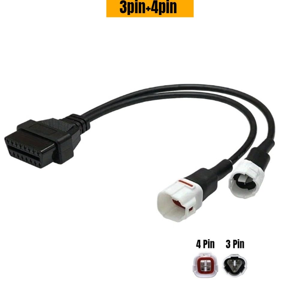Amazon.co.jp: OBD2 変換アダプター 診断ケーブル ホンダ ヤマハ