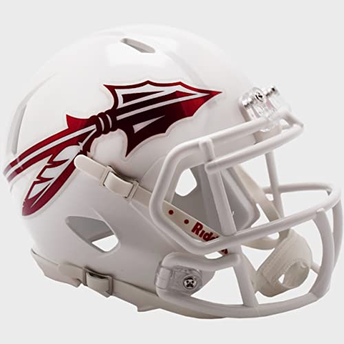 Riddell Florida State Seminoles Alternate White Revolution Speed Mini Football Helmet