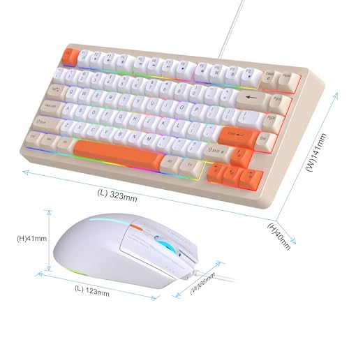 Teclado Mecánico Compacto Snpurdiri USB-A 75% miniatura 7