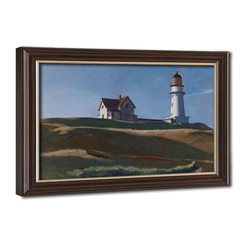 Lighthouse Hill Edward Hopper poster toile pour décoration murale salon et bureau