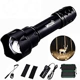 [Linterna infrarroja] La linterna infrarroja VASTFIRE no es una linterna normal, no es adecuada para iluminación general. Es invisible a simple vista y debe usarse con equipos de visión nocturna como IR Scope, rifles digitales de visión nocturna, binoculares, cámaras y soporte de infrarrojos. Si solo hay una luz roja tenue en el LED, significa que la linterna está encendida.