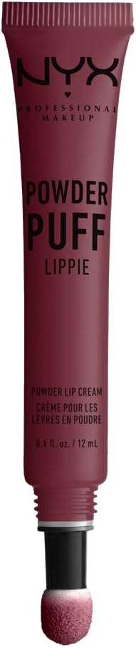 Powder Puff Lippie Lip Cream, Liquid Lipstick - Moody (Cool Toned Plum)