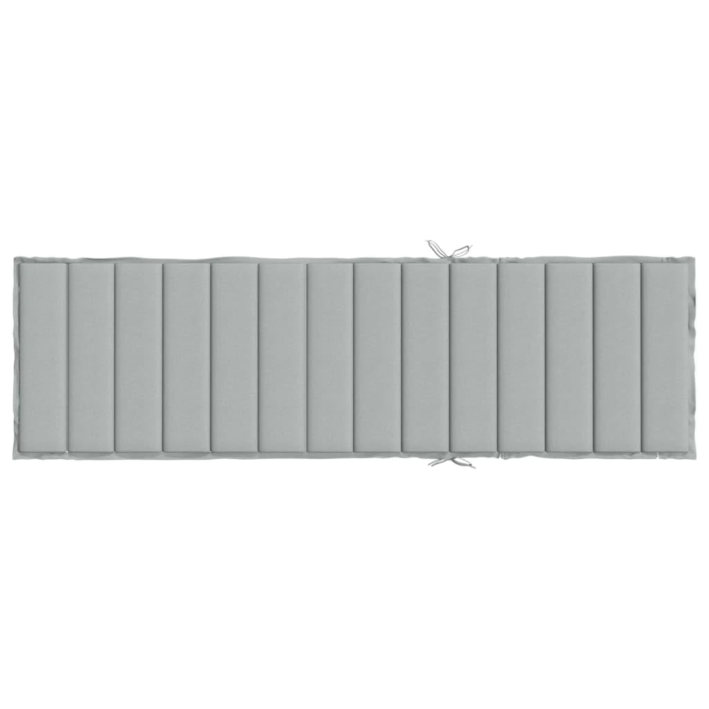 vidaXL Cuscino per Lettino Prendisole Grigio Chiaro mélange 200x50x4cm, Cuscino, Cuscino per Seduta, Cuscino per Sedia, Cuscino da Esterno