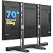 RFIVER Universal TV Stand Base TV Legs fit Most 20-70 LCD LED Flat Screen Inch TVs, Table Top Pedestal TV Legs with Height Adjustment Holds 50KG Max VESA 800x600mm