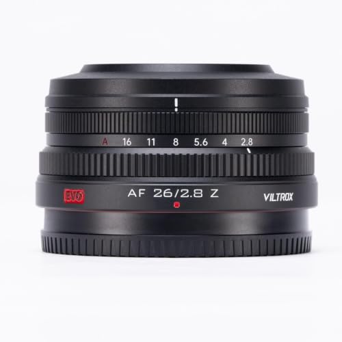 Image of VILTROX 26mm F2.8 EVO Z Full Frame Lens for Nikon Z, Auto Focus Ultra-Thin Pancake Lens for Nikon Z-Mount Cameras Z5 Z50 Z50II Z6 Z6II Z7 Z7II ZFC Z30 Z9 Z8 ZF Z6III
