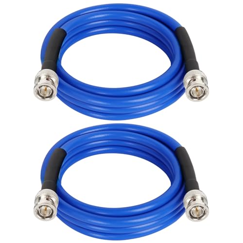 Image of XRDS -RF SDI Cable 6FT 2PCS, HD-SDI / 3G-SDI / 6G-SDI BNC to BNC Digital Video Cable, High-Speed Signal Transmission, Low Signal Loss for Broadcast, Studio, Surveillance & HD Video Systems