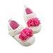 DZT1968® Baby Girl Knit Soft Sole Shoes Prewalker Socks Sneakers With Flower (0~6 Months)