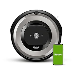 iRobot Roomba e5154 Robotstofzuiger met wifi-verbinding met dubbele rubberen borstels voor alle vloertypen – Ideaal voor huisdieren – Gepersonaliseerde suggesties – Geschikt voor spraakondersteuning