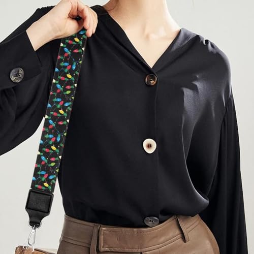 Image of Jeiento Wide Purse Strap Wide Shoulder Strap Adjustable Replacement Belt Soft Guitar Shoulder Straps for Women Girls Gifts