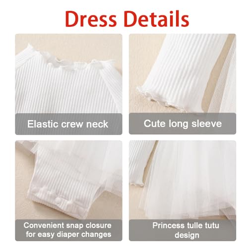 Newborn Baby Girl Dress Fall Winter Outfits Toddler Infant Clothes Set Birthday Church Wedding Party Plaid Cardigan & Romper4