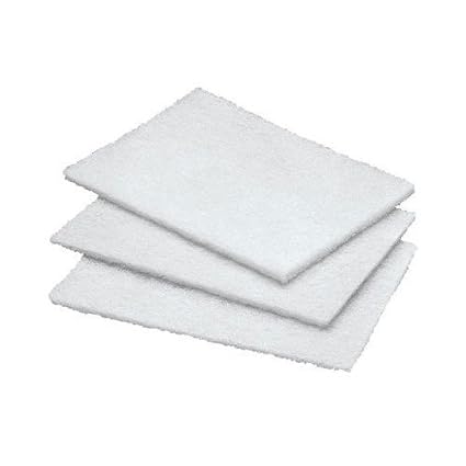 3M 048011-16976 98 7445 SCOTCH BRITE PADS 20/BX WHITE 3M by 3M