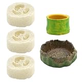 CYUXING set de 5 pièces : mangeoire souche et abreuvoir bambou photo 1