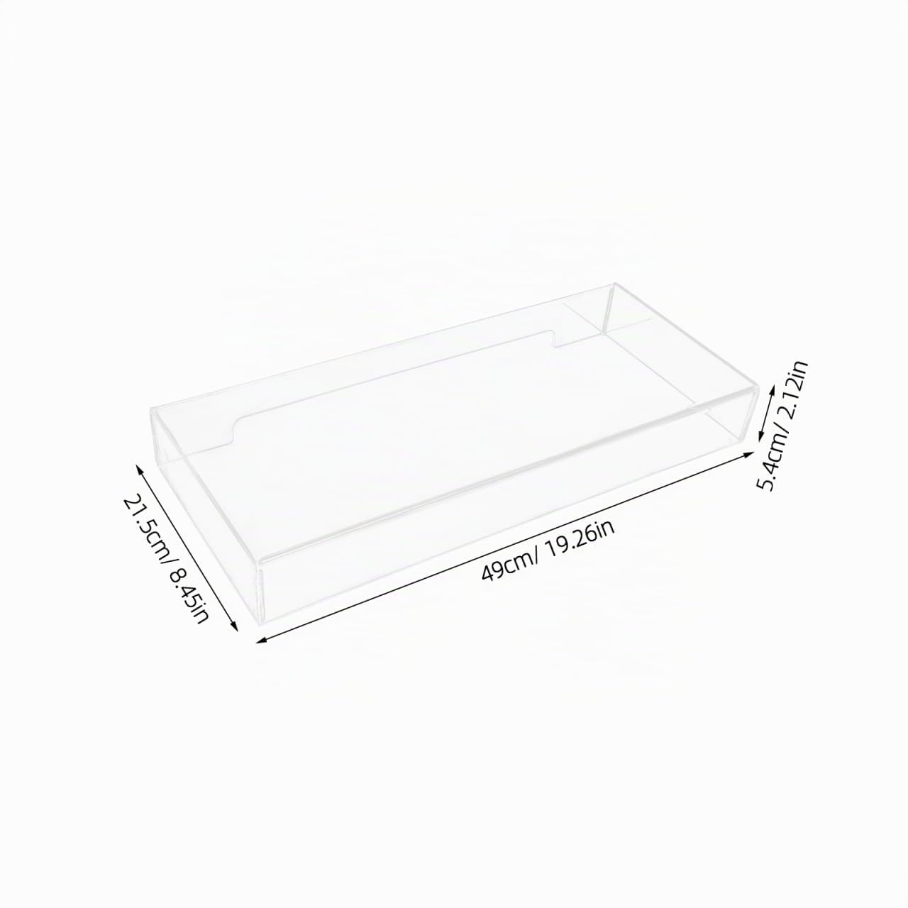 TOPBATHY Housse Transparente De Protection pour Clavier Protection Étanche Contre L’Eau Et Les Déversements Amovible Et Lavable Compatible avec Plus De 98% des Claviers De Bureau 19.29X8.46X2.13In