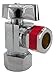 Larsen Supply 06-9213 5/8-Inch O.D. Compression Inlet x 1/2-Inch Compression Outlet Chrome Angle Valve - Quantity 6