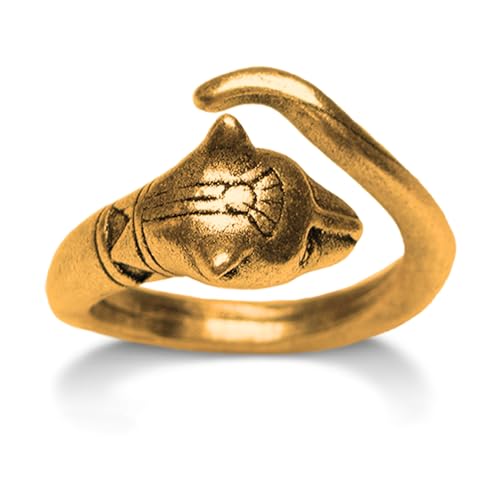 Egyptian Bastet Cat Ring - Adjustable3