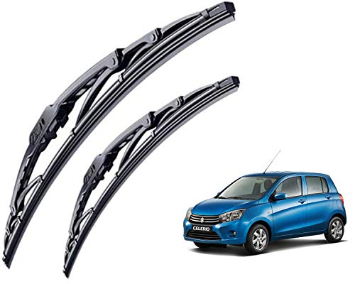 Image of WolkomHome High Performance OE Car Wiper Blade Replacement set of 2 Pc Right 22 inch Left 14 inch for Maruti Celerio 2019