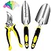Produktbild PHYLES Gartenwerkzeug Set, 3-teiliges Gartenset für die Gartenpflege, universelle Gartenschere, stabile Blumenkelle, Sämling-Pflanzmaschine, Gartengeschenke für Eltern