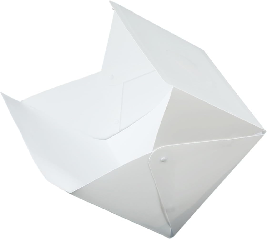 Toddmomy Portable Mini Photo Box LED Light Tent with 20cm Folding Softbox, 4 Colored Backdrops, Compact Photography Studio for Jewelry and Small Product Shooting