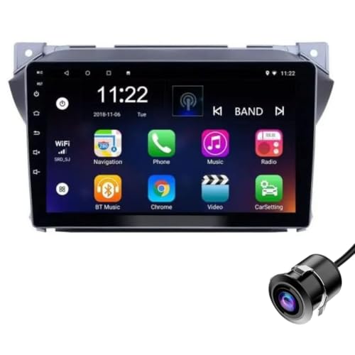 Image of Modorwy Original QLED 9 inch Zlink Car Android Stereo | OS 13 | 4GB+64GB | Display Support Car Play & Android Auto | incl. AHD Rear Camera & Frame Compatible with Maruti A-Star - 1 Year Warranty
