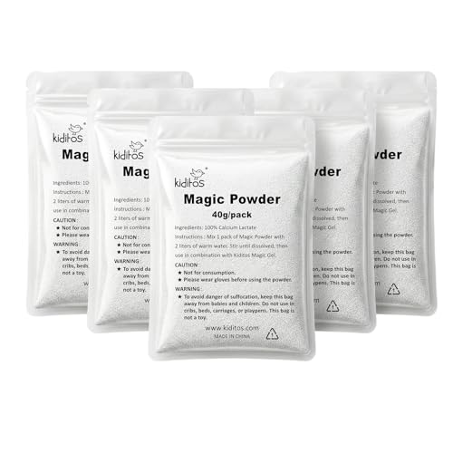 Kiditos Magic Water Elf Powder Refill Calcium Lactate Powder 5-Pack