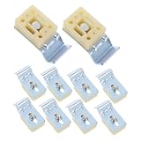 Veemoon 10 Stück Unterbau Waschbecken Halteclips Robuste Befestigungsklammern für Bad Sicheren Montage von Spülen ohne Bohren Langlebig und Stabil für Problemlosen Halt