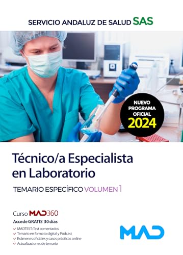 Técnico/a Especialista en Laboratorio del Servicio Andaluz de Salud. Temario específico volumen 1