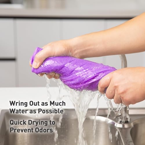 WEAWE Microfibre Cloth, premium 2100 Series 33x33cm Ultra Soft Highly Absorbent cloths, Reusable and No Fading - Image 2