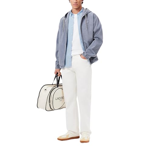 Lacoste Men's Short Sleeve Regular Fit Gingham Button Down Shirt4