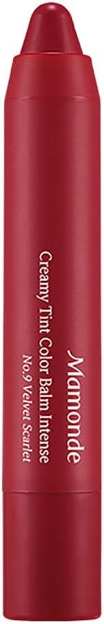 ( 09 Velvet Scarlet) - Mamonde Creamy Tint Colour Balm Intense, 09 Velvet Scarlet