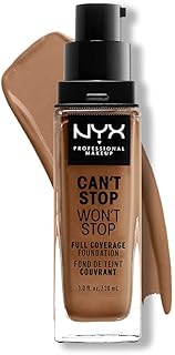 Sponsored Ad - NYX PROFESSIONAL MAKEUP Can't Stop Won't Stop Foundation, 24h Full Coverage Matte Finish - Mahogany