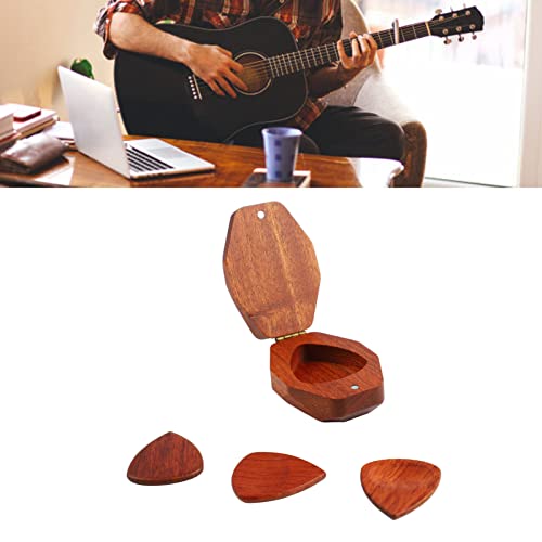 Support de Médiator de Guitare, étui de Médiator en Bois sans Bavure pour la Performance - Les Beatles, Paul McCartney, John Lennon, RIngo Starr, George Harrison Support de Médiator de Guitare, étui de Médiator en Bois sans Bavure pour la Performance – Image 3
