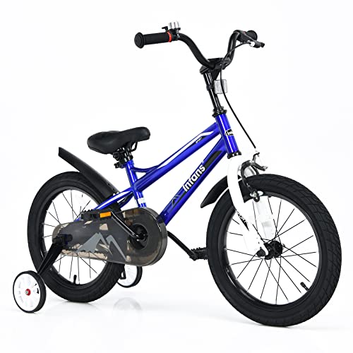 Infans Kids Bike 14 16 18 Inch With 95% Assembled, Adjustable Seat, Balance Or Training Wheels, Coaster Brake, Toddler Children Bicycle For 4 To 8 Years Old Boys Girls #TOP14
