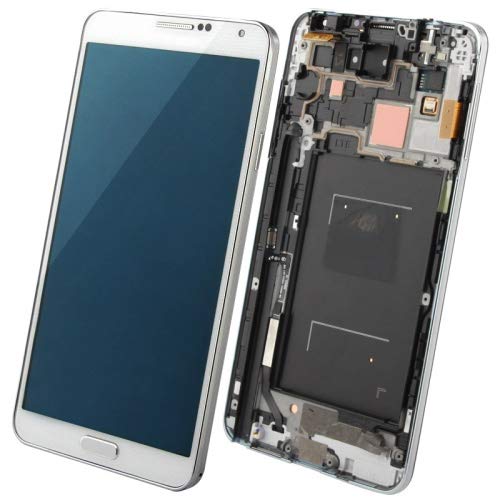 Châssis avec écran LCD de qualité supérieure blanc pour Galaxy Note III N9005