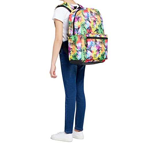 Marvel Officially Licenced Kawaii Avengers Heroes 16" Backpack (Rainbow Tie Dye, One Size)3