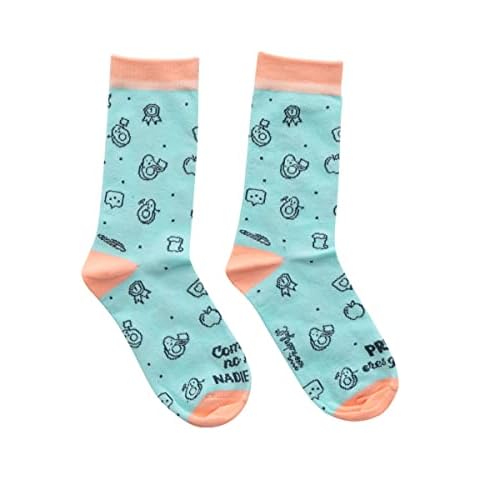 Calcetines hasta la pantorrilla Mr. Wonderful con motivos escolares Cover