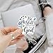 (3 Pcs) Be Still and Know That I Am God Stickers – Psalm 46:10 Bible Verse Waterproof Vinyl Decals, Christian Faith Stickers with Blue Floral for Journals, Bibles, Laptops & Inspirational Gifts