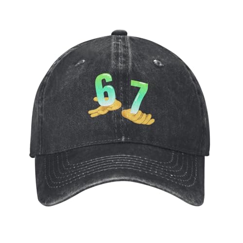Eikrucey 67 Hat Six Seven for MenFunny 6-7 White Elephant Gifts for Coworkers Friends
