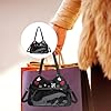 CAZSTYK Itabag Umhängetasche mit transparentem Sichtfenster für Anstecknadeln, Anime-Display, Tragetaschen, Handtasche, Crossbody-Tasche für Damen, Itabag Crossbody-Tasche, Schwarz , One Size #1
