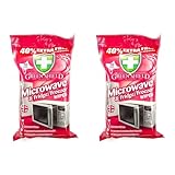 Green Shield Microwave & Fridge/Freezer Wipes, Powerful Formula, Ready-to-Use, Convenient, Quick Cleaning, Effective Coverage, Ideal for Homes, Kitchens & Food Storage Areas (Pack of 2)