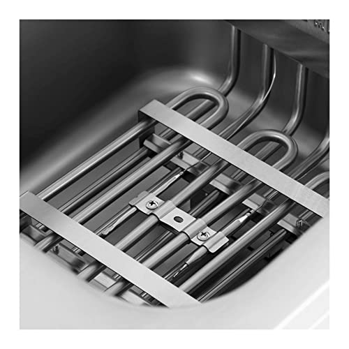 Royal Catering Elektro-Fritteuse mit Unterschrank Kapazität 16 L 5000 W Ablasshahn Kaltzone Fritteuse Gastro Kaltzonen Fritteuse – Bild 7